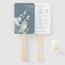 Fans des Programms "Dusty Blue Watercolor Floral"