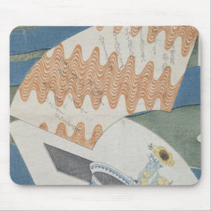 Fans, die auf einen Strom schwimmen Mousepad
