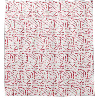 Fans ermutigende Worte Duschvorhang