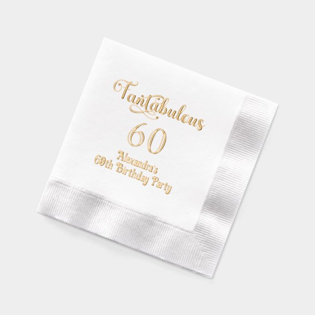 Fantabulous 60 (ou tout âge) Anniversaire (Gauche)