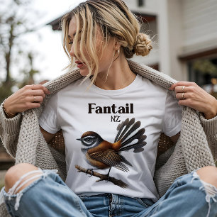 Fantail - Einheimischer Vogel Neuseelands T-Shirt