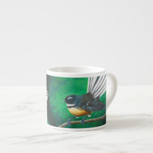 Fantail Malerei Espressotasse