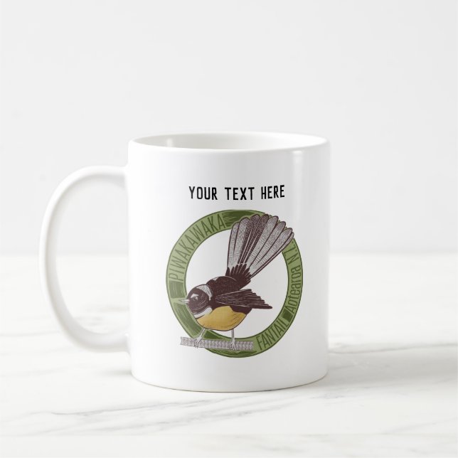 Fantail NZ Aotearoa Kaffeetasse (Links)
