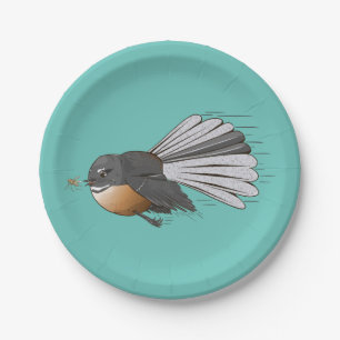 Fantail Piwakawaka Pappteller