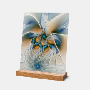 Fantaisie abstraite et aérienne d'art fractal avec