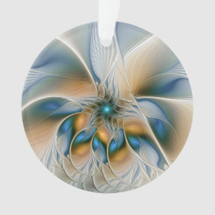 Fantaisie abstraite et aérienne d'art fractal avec