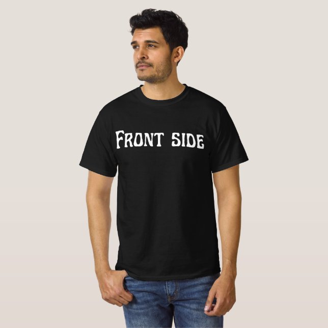 Fantaisie Avant / Arrière Côté T-Shirt - Minimalis (Devant entier)
