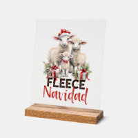 Fantaisie de la ferme de Noël mouton art du mot