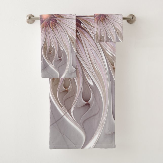 Fantaisie Florale, Fleur Pastel Moderne Abstraite (En situation)