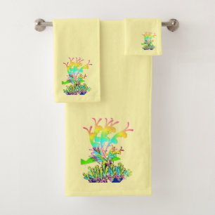 Fantaisie Florale Jaune Pâle
