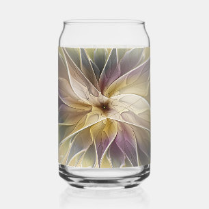 Fantaisie florale or aubergine Art fractal abstrai