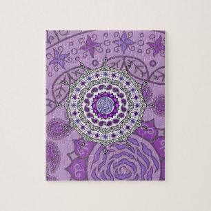 Fantaisie Mehndi Argent Puzzle