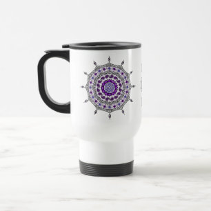 Fantaisie Mehndi Tasse Argentée