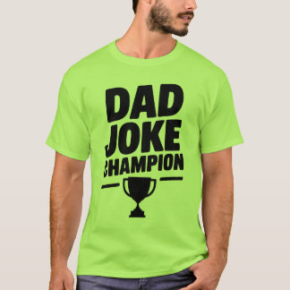 Fantaisie 'Papa Champion de la Blague' T-shirt ave