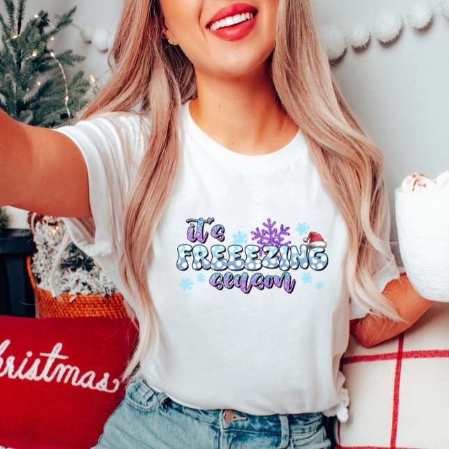 Fantaisie T-Shirt d'hiver - C'est la saison du gel (Créateur téléchargé)