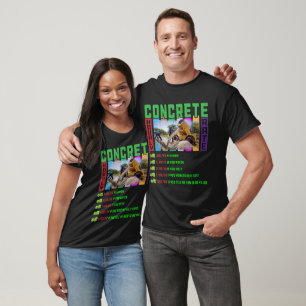 Fantaisie Taux horaire de béton T-shirt