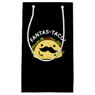 Fantas-taco Funny Fantastisch Taco Pun Dark BG Kleine Geschenktüte