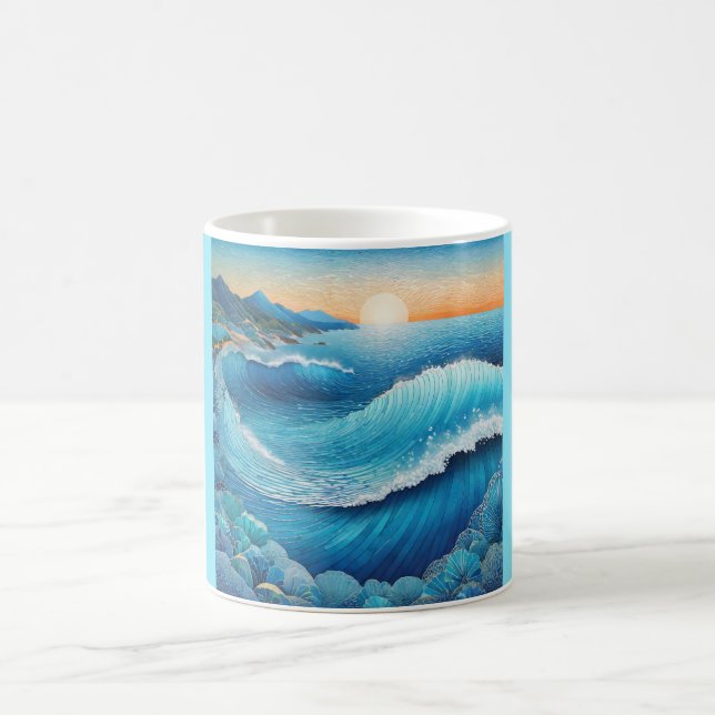 Fantasia Waters Seascape Kaffeetasse (Mittel)