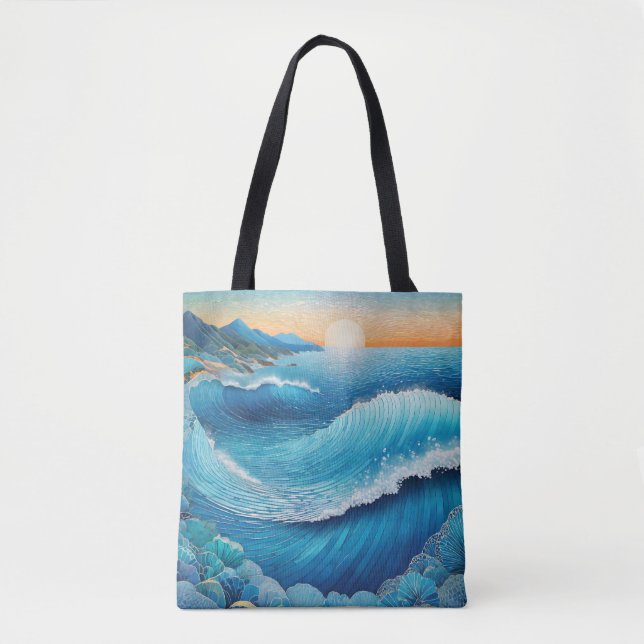 Fantasia Waters Seascape Tasche (Vorderseite)