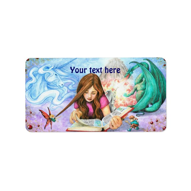 Fantasie Adressaufkleber (Vorne)