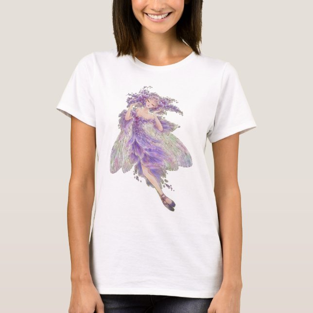 Fantasie-Baby - Puppe T - Shirt - Wisteria (Vorderseite)