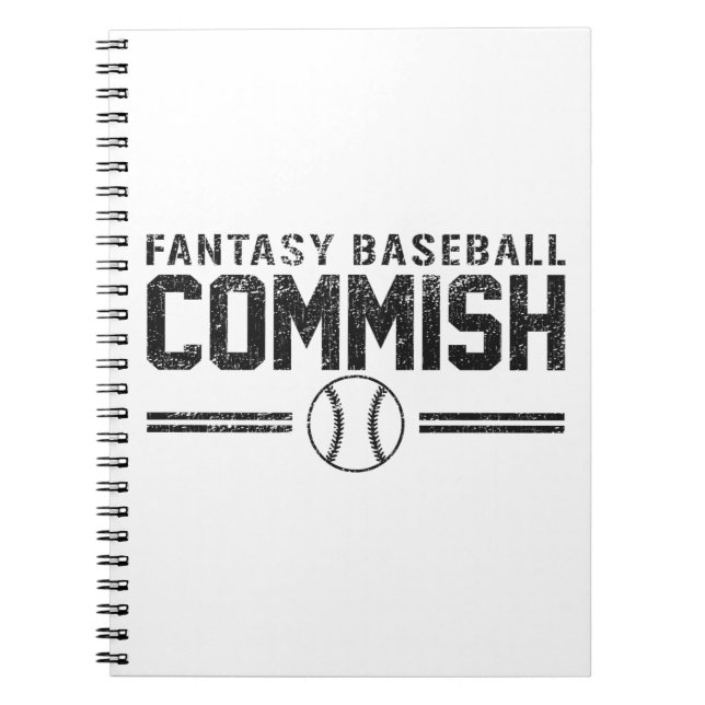 Fantasie-Baseball Commish Notizblock (Vorderseite)
