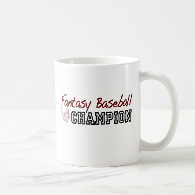 Fantasie-Baseball-Meister Kaffeetasse (Rechts)