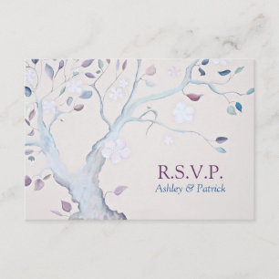 Fantasie-Baum-Hochzeit UAWG RSVP Karte
