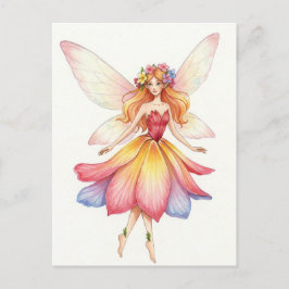 Fantasie, Blume Fairy, Elf, Märchen Postkarte