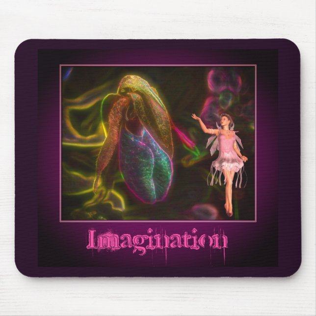 Fantasie Blume Inspiration Mousepad (Vorne)
