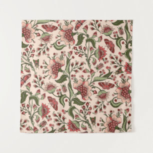 Fantasie-Blumen Paisley Handgezeichnet Wandteppich