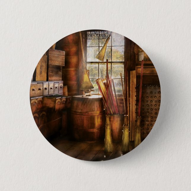 Fantasie - der Besen-Hersteller 2 Button (Vorderseite)