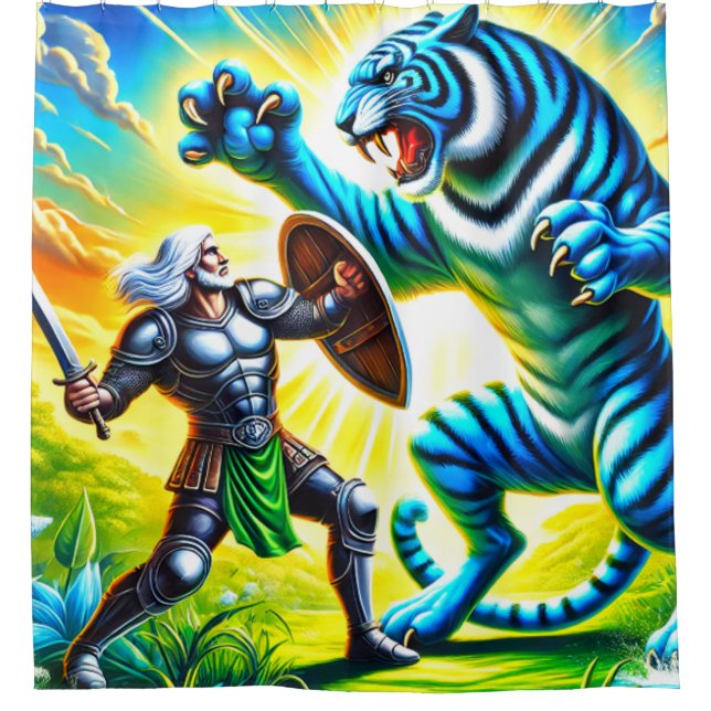 Fantasie Duschvorhang (Vorderseite)
