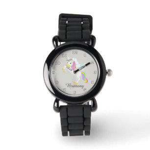 Fantasie-Einhorn addieren Namensuhr Armbanduhr