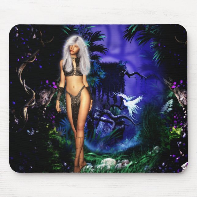 Fantasie-Elf 1 Mousepad (Vorne)