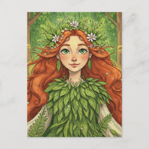 Fantasie, Fairy, Elf, Mavka, Märchen Postkarte