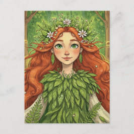 Fantasie, Fairy, Elf, Mavka, Märchen Postkarte