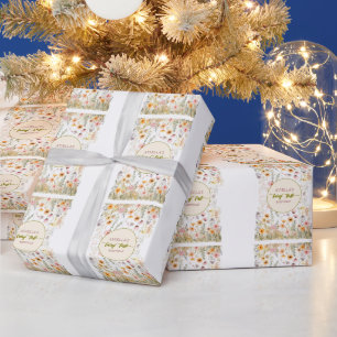 Fantasie Fee Erste Wildblume Geschenkpapier