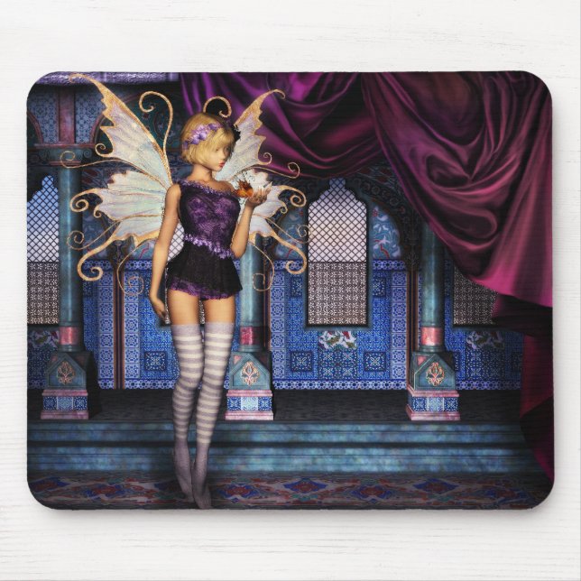 Fantasie-Fee Mousepad (Vorne)