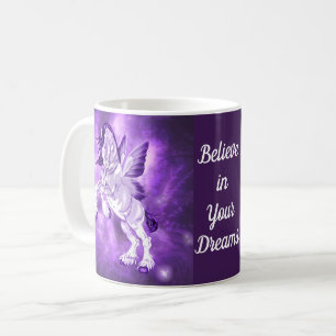 Fantasie-Feenzauber-Flügel-Clydesdale-Pferd Kaffeetasse