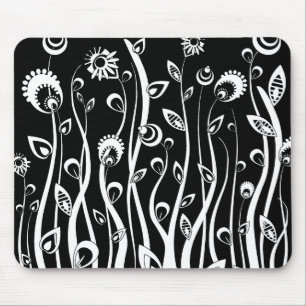 Fantasie flowers_white mousepad