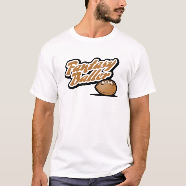 Fantasie-Fußball Baller T-Shirt (Vorderseite)