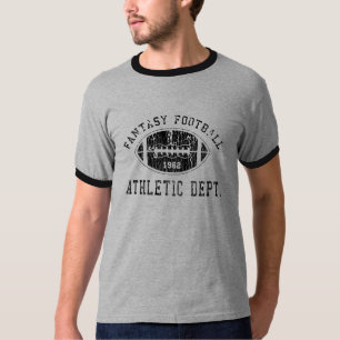 Fantasie-Fußball beunruhigtes T-Shirt