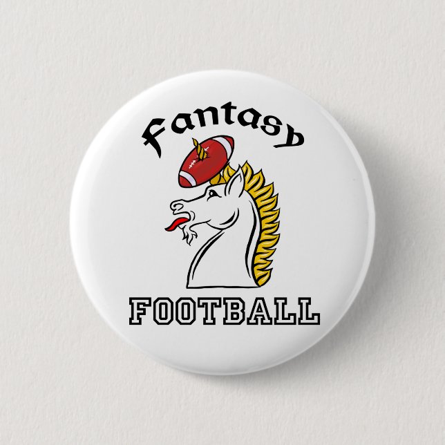 Fantasie-Fußball Button (Vorderseite)