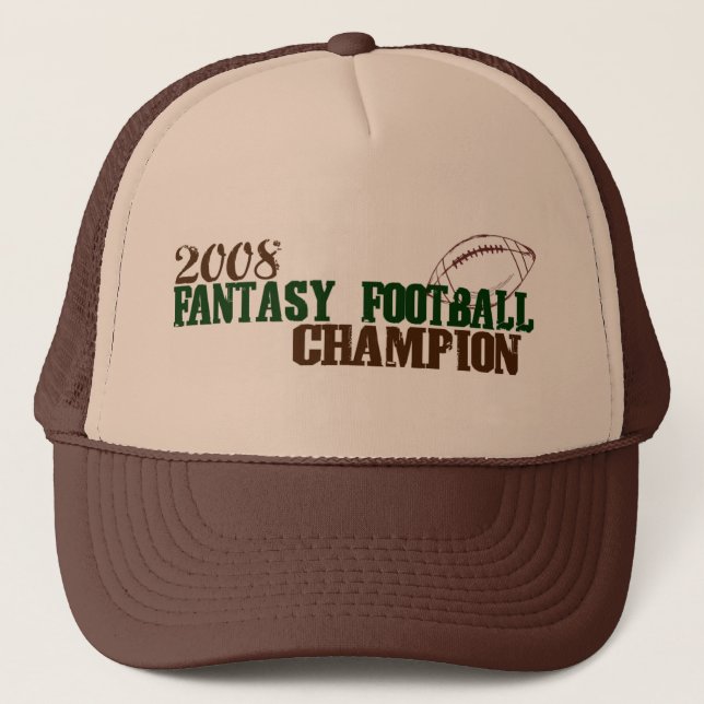Fantasie-Fußball-Champion 2008 Truckerkappe (Vorderseite)