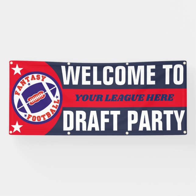Fantasie-Fußball-Entwurfs-Party Banner (Horizontal)