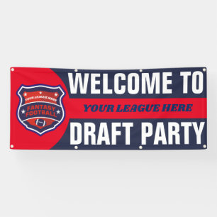 Fantasie-Fußball-Entwurfs-Party Banner