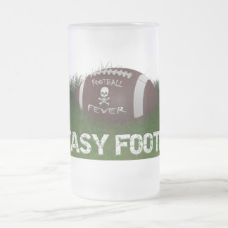 Fantasie-Fußball-Fieber Mattglas Bierglas