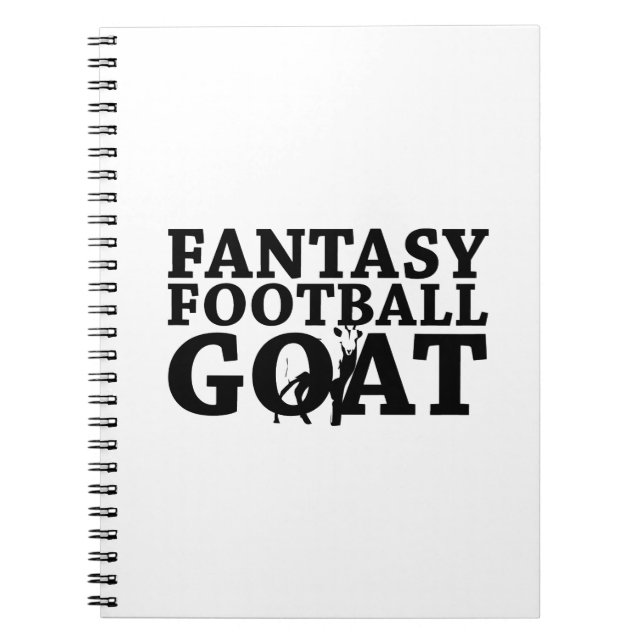 Fantasie-Fußball Goa für Meister Notizblock (Vorderseite)