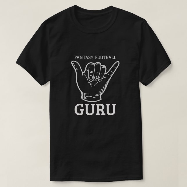 Fantasie-Fußball Guru T-Shirt (Design vorne)